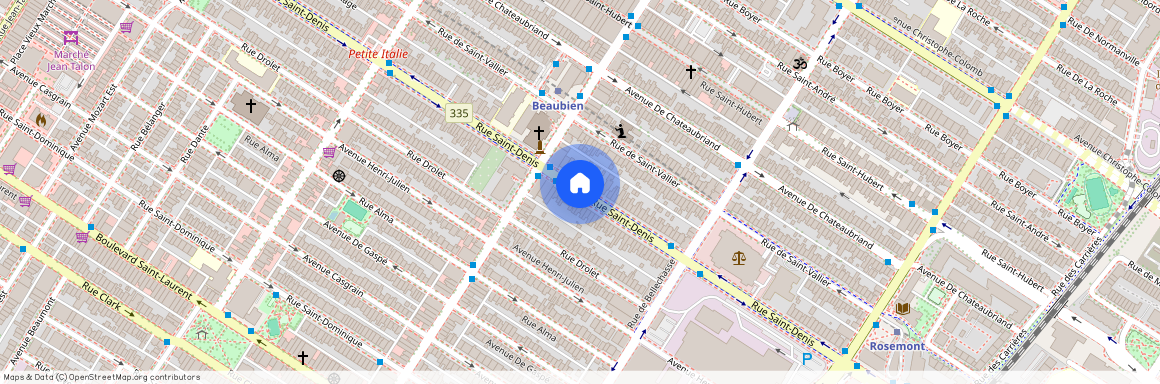 Rue St-denis, Rosemont-La Petite-Patrie, Rosemont-La Petite-Patrie, Ile de Montréal, H2R 1T6