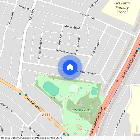 New Park Avenue, Palmers Green, N13