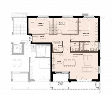 4.5 Zimmerwohnung in Rafz - Photo 1