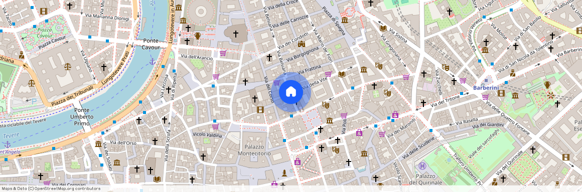 Via del Gambero, 00187, Rome