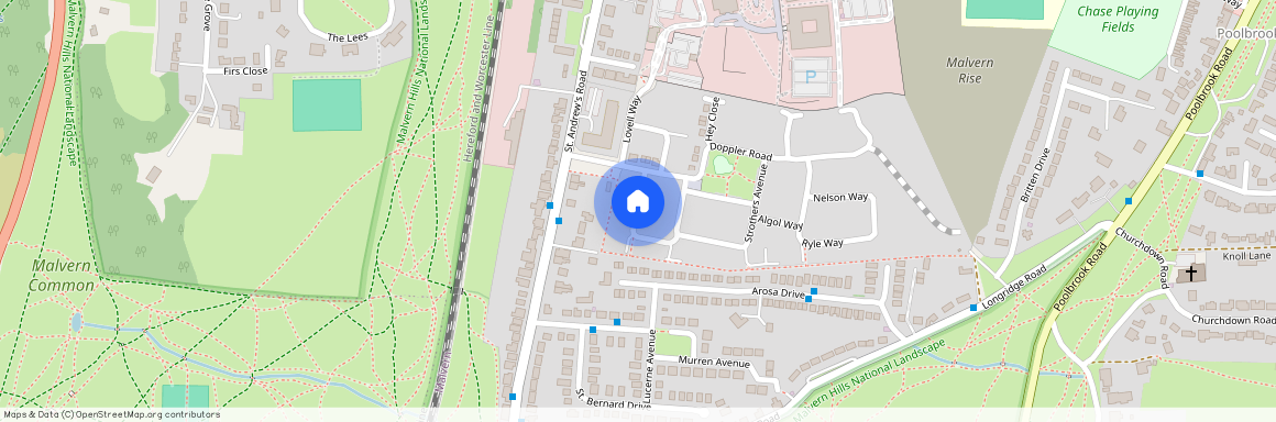 Crystal Crescent, Malvern, Worcestershire, WR14