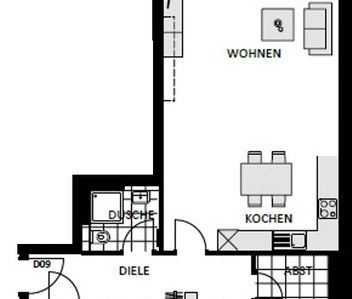 Neuwertige 3-Zimmer-Wohnung mit Einbauküche, großem Balkon und Aufzug! - Foto 2