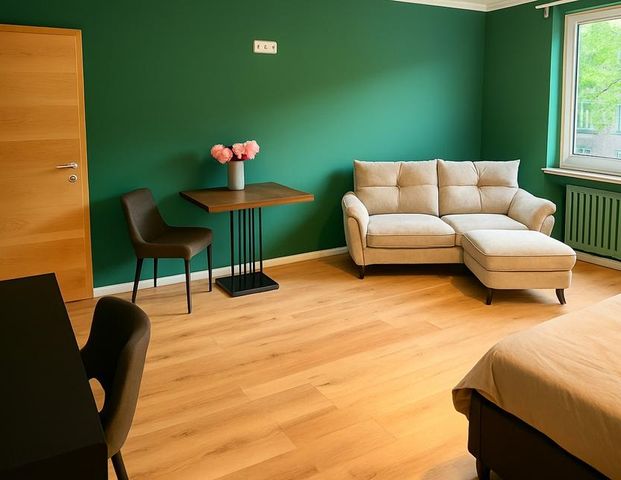 Top saniertes und möbliertes 1 Zimmer Apartment in Düsseldorf Wersten in Uninähe privat zu vermieten - Foto 1