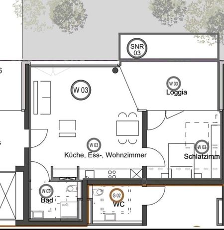 2 Zimmer Wohnung mit Loggia, Küche, Keller & TG Stellplatz - Photo 3