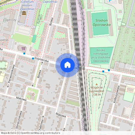 ul. Różana, Grabiszyn, Fabryczna, Wrocław, dolnośląskie