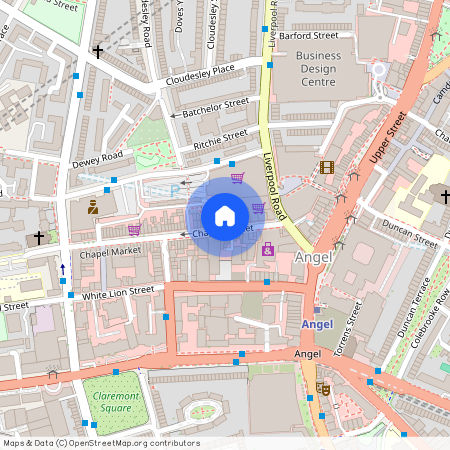 Chapel Market, Angel, London, N1