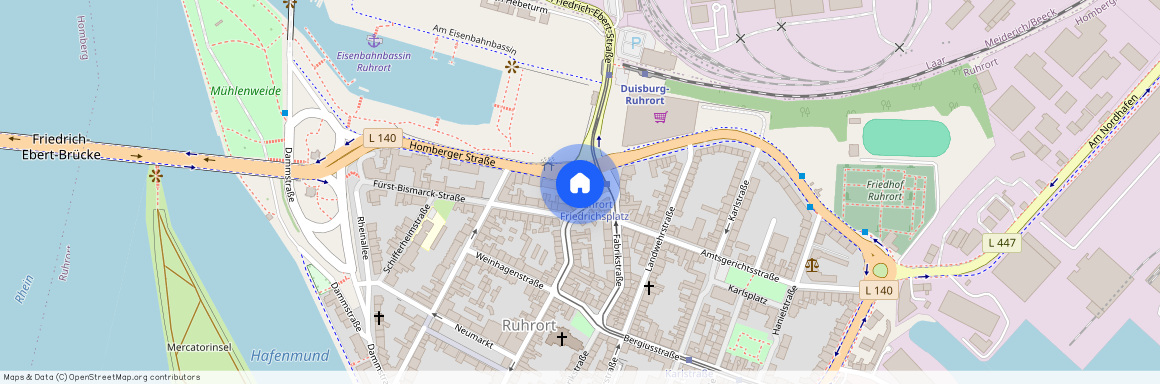 Friedrichsplatz 4, 47119 Duisburg - Homberg/Ruhrort/Baerl