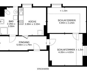 Frisch renovierte 2-Zimmer-Whg. mit EBK & modernem Bad in Witten-Annen - Photo 1