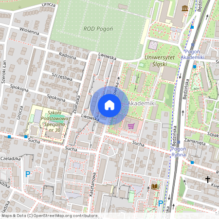 ul. Lwowska, Pogoń, Sosnowiec, śląskie