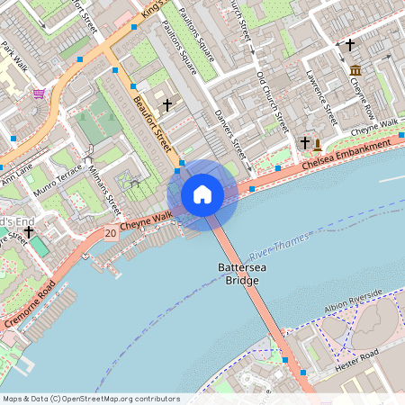 Mores Garden, Cheyne Walk, London SW3