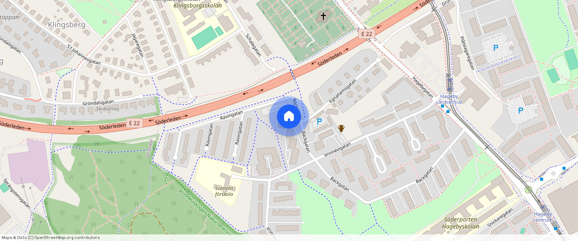 Bäckgatan 2 A, Hageby