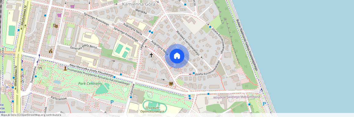ul. Augustyna Necla, Kamienna Góra, Gdynia, pomorskie