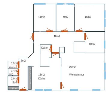 5 1/2 Zimmer Wohnung in Etzgen / EG - Foto 3