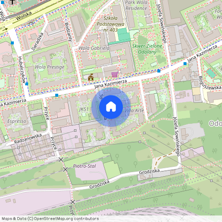 ul. Jana Kazimierza, Odolany, Wola, Warszawa, mazowieckie