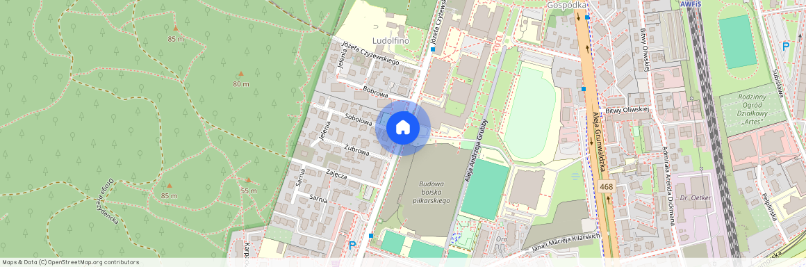 ul. Józefa Czyżewskiego, Oliwa, Gdańsk, pomorskie