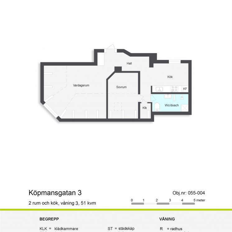 Bostad: Köpmansgatan 3 (055-004) - Foto 2