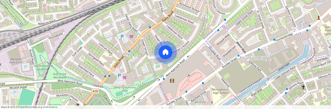 Caledonian Crescent, Edinburgh, Midlothian, EH11