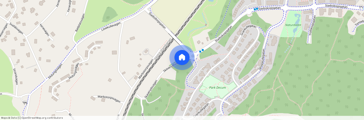 Skaverydsvägen, Alingsås