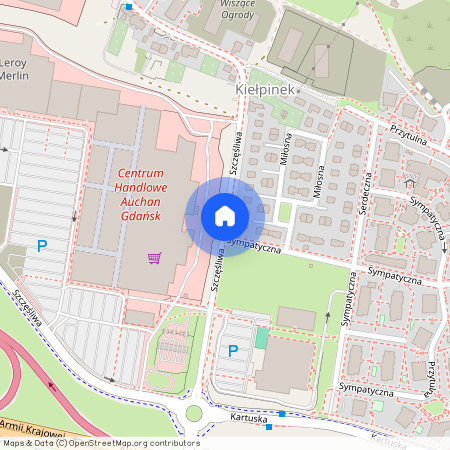 ul. Szczęśliwa, Jasień, Gdańsk, pomorskie