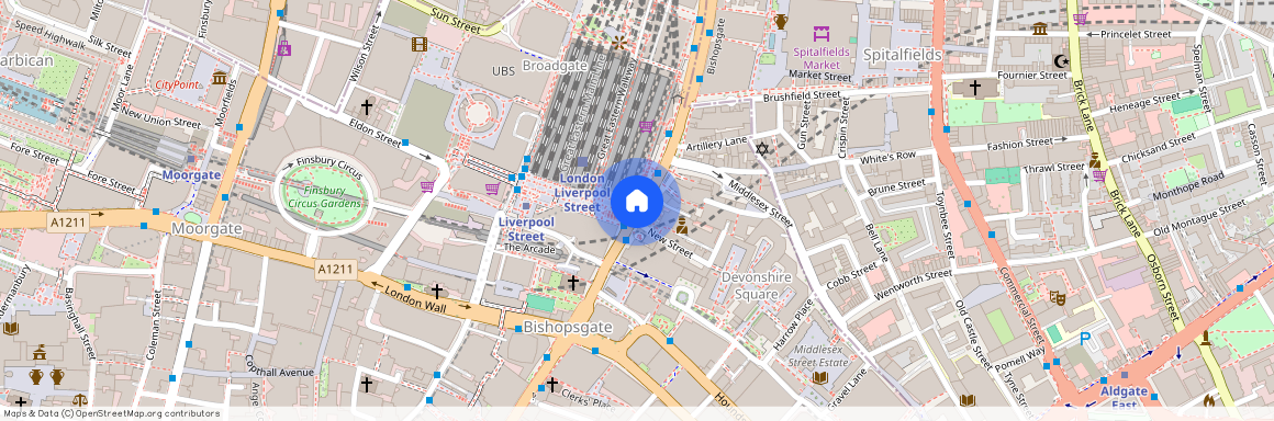 Bishopsgate, City, London, EC2M