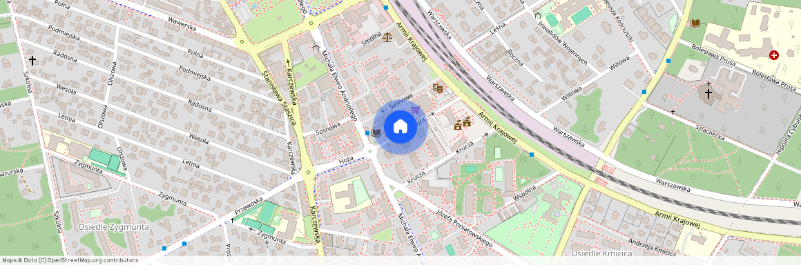 ul. Hoża, Otwock, otwocki, mazowieckie