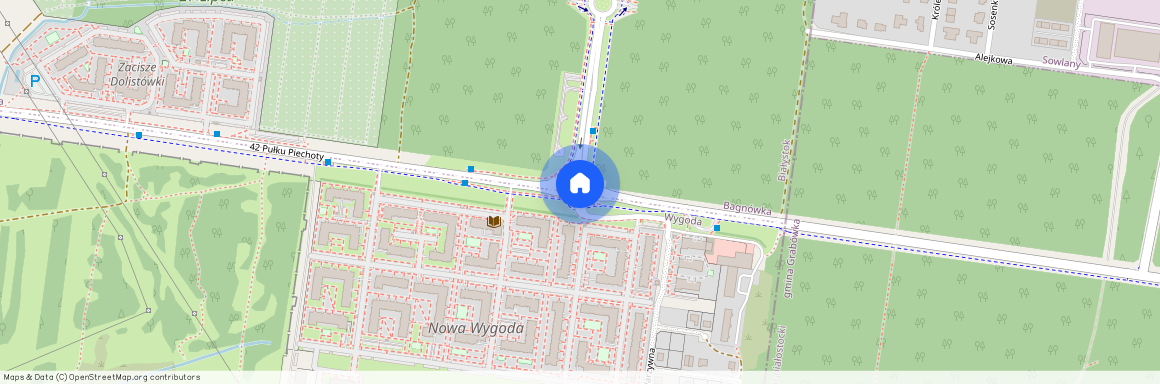 ul. 42 Pułku Piechoty, Bagnówka, Białystok, podlaskie