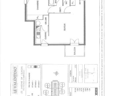 Appartement à louer 2 pièces 44.84m² - Photo 3