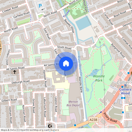 East Road, London SW19