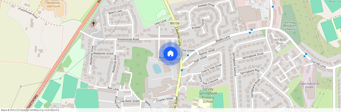Bryan Street, Farsley, Pudsey, West Yorkshire, UK, LS28