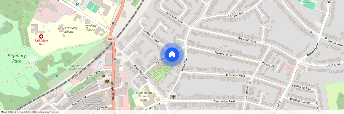 Ashfield Road Kings Heath B14 7AS