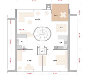 Sanierte 3.5-Zi-Whg mit Terrasse und Balkon - Foto 4