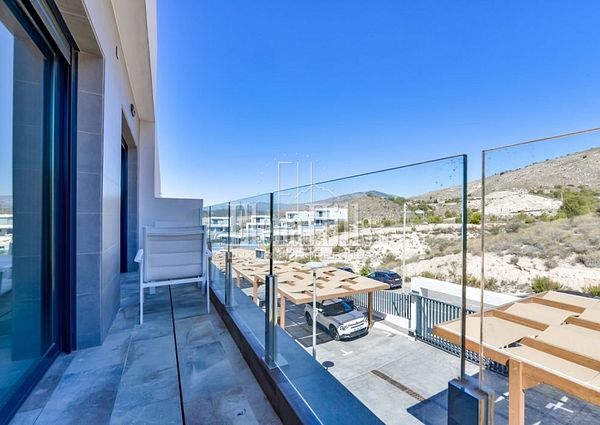 Modern duplex with sea views in Sierra Cortina, Finestrat, Benidorm, Alicante