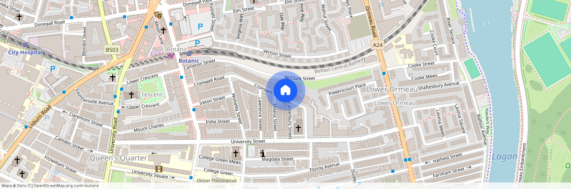 Apt 1, 94a Cromwell Road, Apt 1, Belfast, BT7 1JY