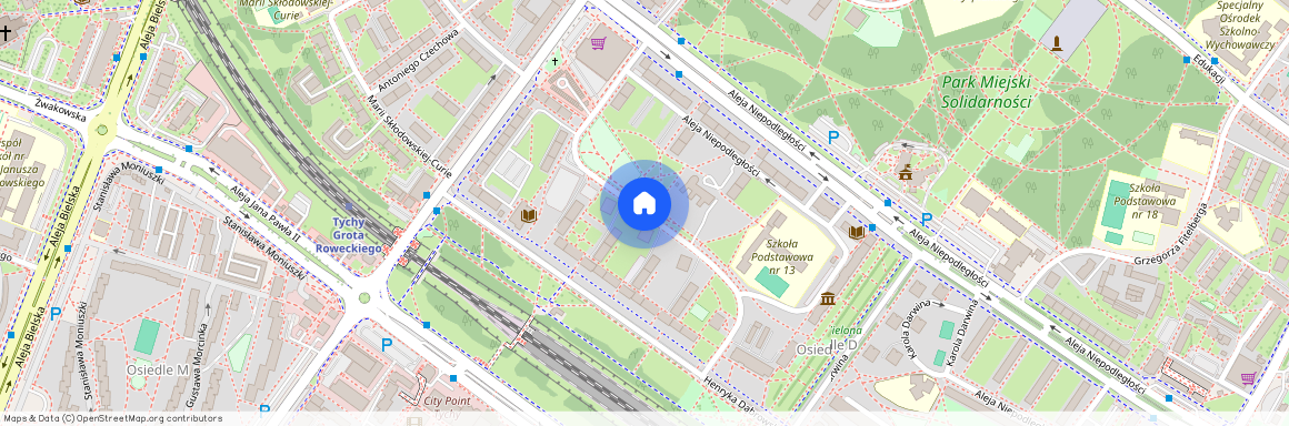 ul. Dębowa, Osiedle Dorota, Tychy, śląskie