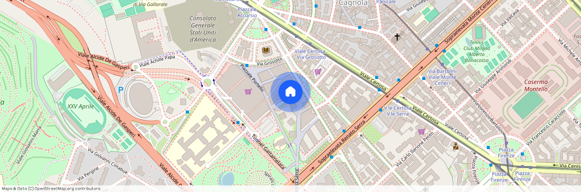 Largo Marco Zanuso, Włochy, Milan