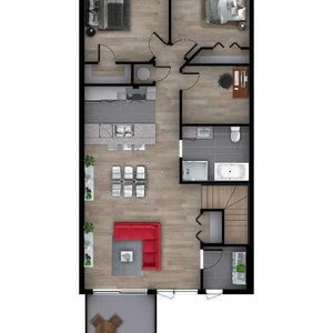 Grand 4½ +bureau, Internet, Domaine sur-le-Vert, St-Hyacinthe, 1 février - Photo 2