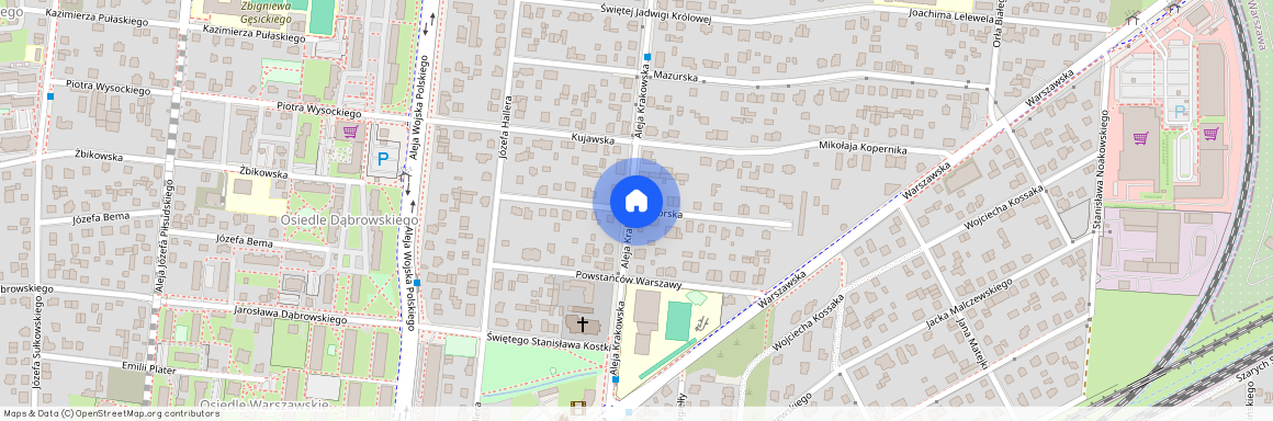 Pruszkowski, Piastów, Pomorska