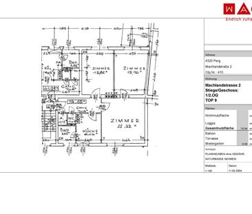Faire Miete in Perg: Komfort auf 74m2 - Bad mit Wanne, extra WC & v... - Foto 3