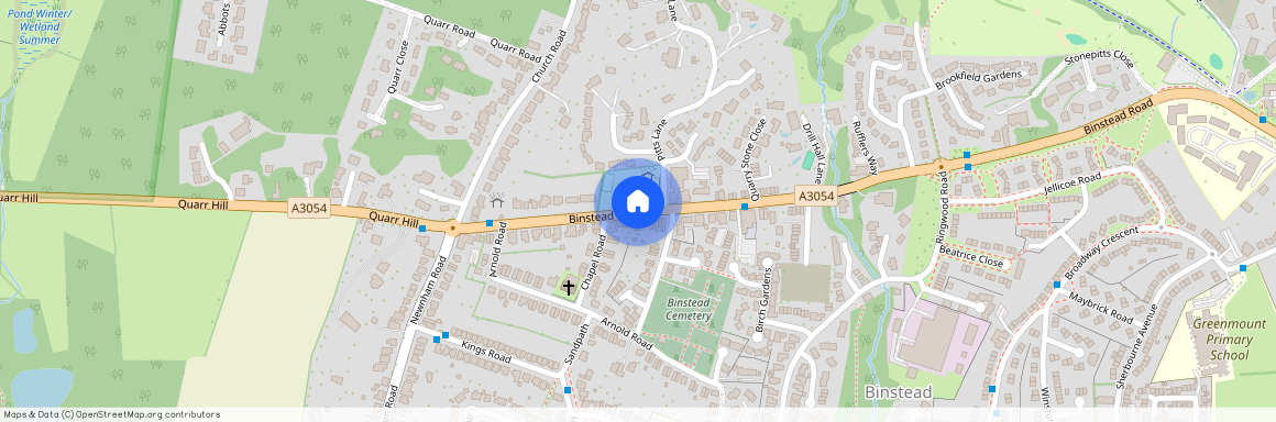 St Vincents Cottages, Binstead Road