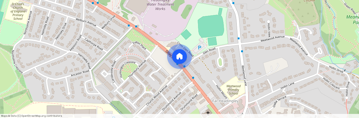 Flat 6, 162 Otley Road, Leeds, LS16 5LG., Leeds .