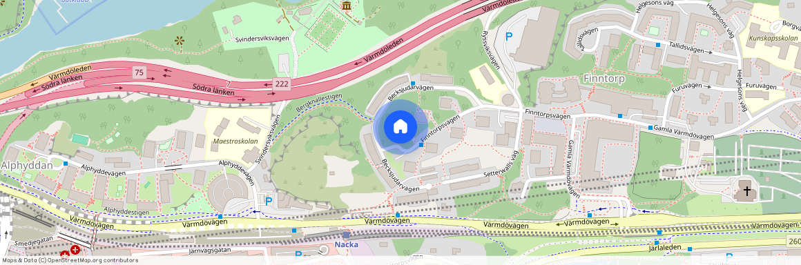Finntorpsvägen, Nacka