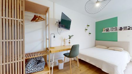 HYERES F Colocation 3 chambres à Toulouse - Photo 2