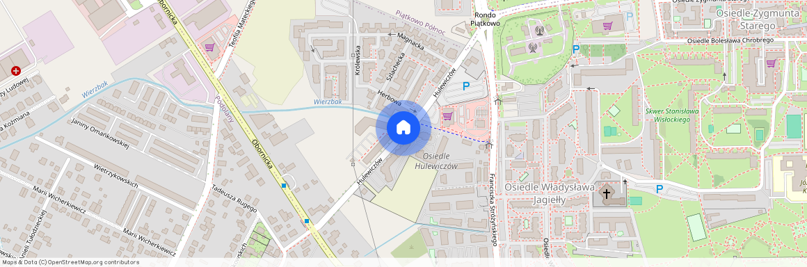 ul. Hulewiczów, Piątkowo, Stare Miasto, Poznań, wielkopolskie