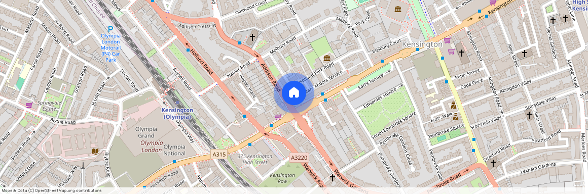 St. Mary Abbots Terrace London W14, London, W14