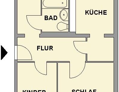 Neu sanierte 3-Raum-Erdgeschosswohnung mit Wanne - Foto 1