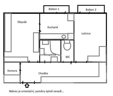 Pronájem bytu 2+1 54 m2 - Photo 6