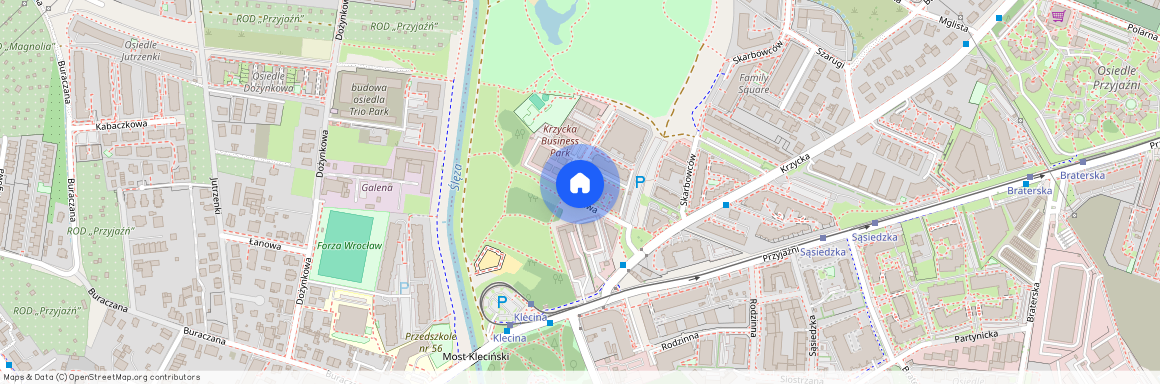 ul. Krzycka, Krzyki, Krzyki, Wrocław, dolnośląskie