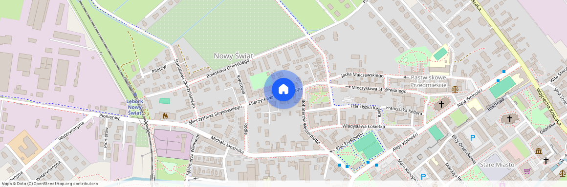 ul. Mieczysława Stryjewskiego, Lębork, lęborski, pomorskie