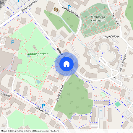 Klockarvägen 6, Sjödalen-Fullersta