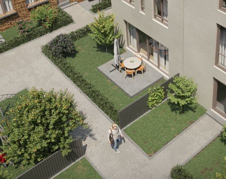 Weißensee: Berliner Allee: ERSTBEZUG im NEUBAU per Oktober 2024 : 1,5-Zi- EG- Whg. mit TERRASSE - Foto 4